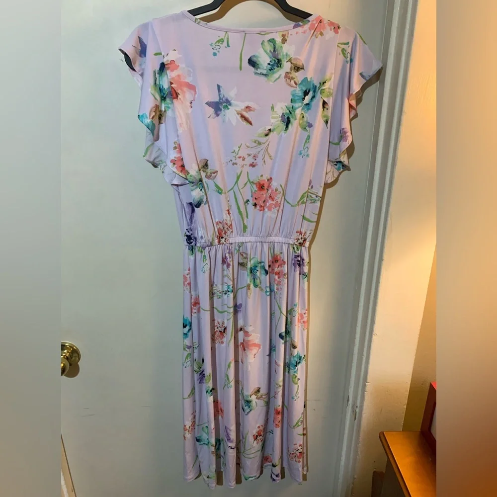 The Limited Pastel Floral Midi Dress - Picture 2 of 5